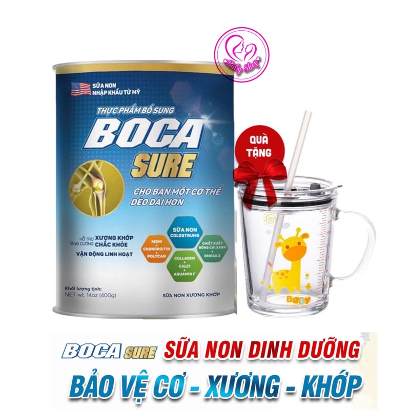 Sữa non xương khớp Boca Sure hộp 400g nhập khẩu của Mỹ