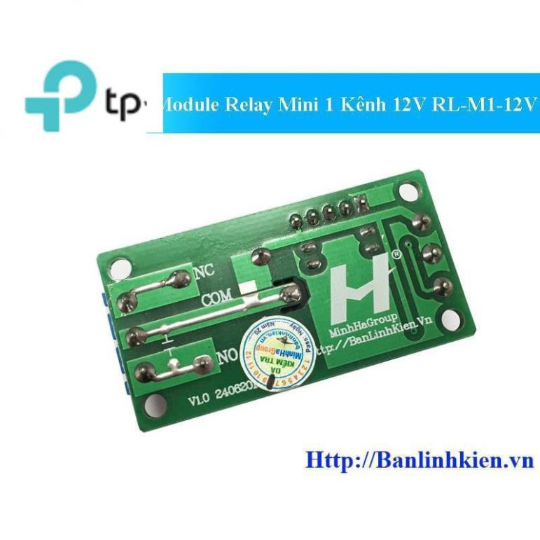 [Mô đun] Module Relay Mini 1 Kênh 12V RL-M1-12V