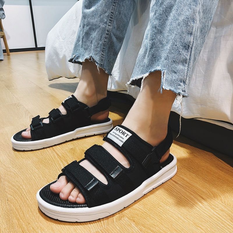 Giày sandal nữ học sinh sinh viên quai ngang đủ size nam