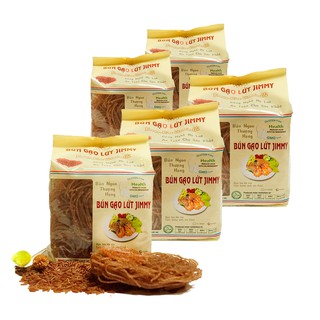 Combo 5 túi Bún gạo lứt Jimmy (mỗi túi 250g)