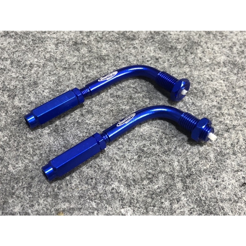 Bộ 2 Co Ga Nhôm Gắn Xe Máy Màu Xanh Dương