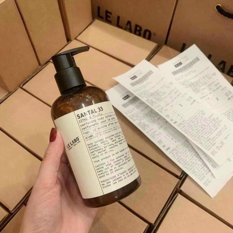 SỮA TẮM NƯỚC HOA LE LABO SANTAL 33 chai 330ml