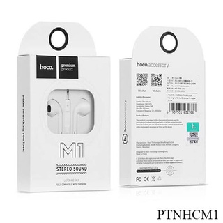 Tai Nghe Nhét Tai Hoco M1 dành cho iphone jack 3.5mm Sử dụng được tất cả dòng điện thoại Phụ Kiện Chấn Thiên