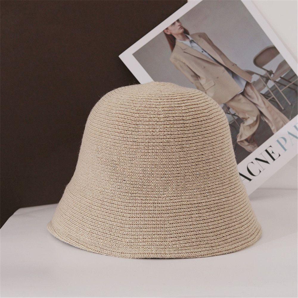 Nón Bucket Chất Liệu Len Ấm Áp Thời Trang Cho Nữ