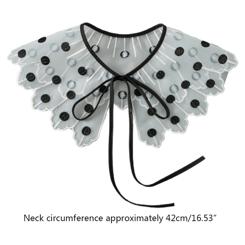 Cổ Áo Giả Thêu Họa Tiết Thời Trang Mùa Hè Dễ Phối Đồ