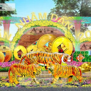 TIỂU CẢNH TRANG TRÍ TẾT NHÂM DẦN 2022