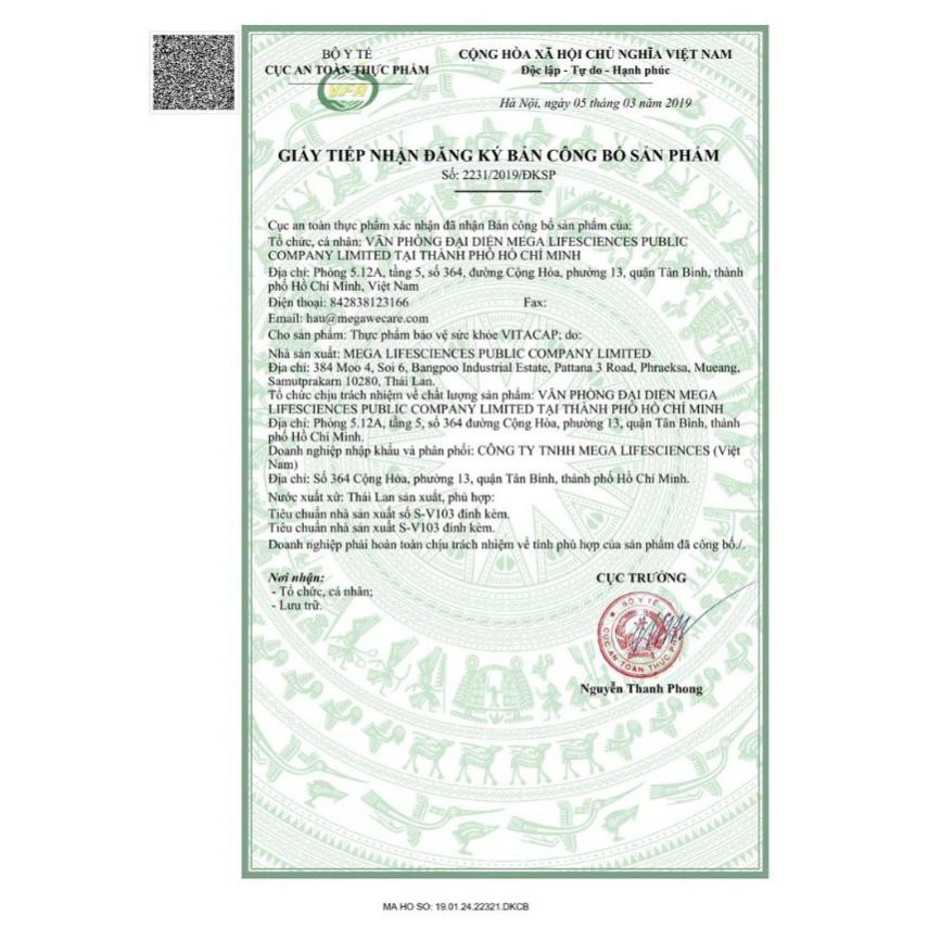 VITACAP - Viên uống Multivitamin và khoáng chất