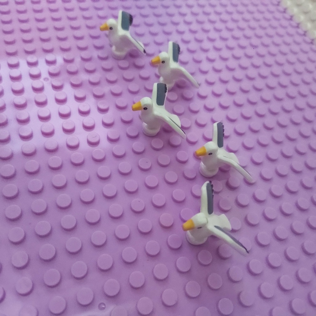 Đồ chơi giáo dục lắp ráp   logo moc mô hình 1 chú chim hải âu f30