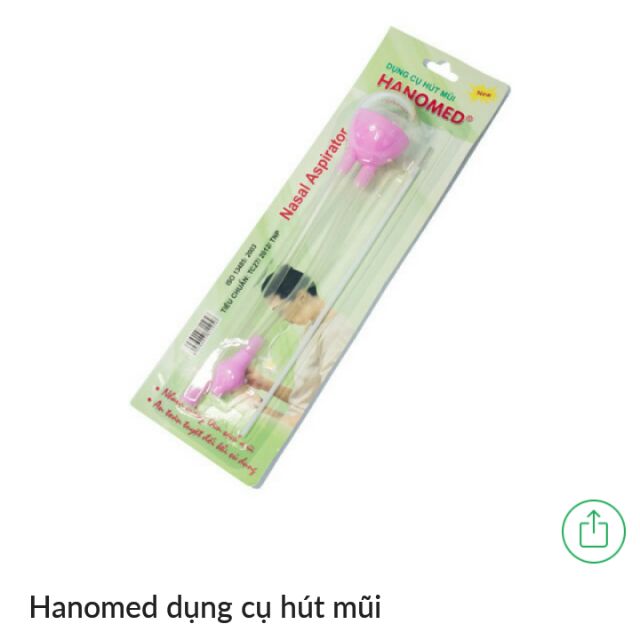 Dụng cụ hút mũi Hanomed