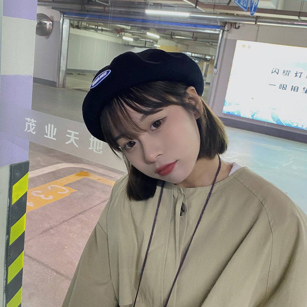 Mũ Beret Vải Cotton Lanh Mỏng Thoáng Khí Phong Cách Nhật Bản Dễ Phối Đồ Thời Trang Mùa Hè Cho Nữ