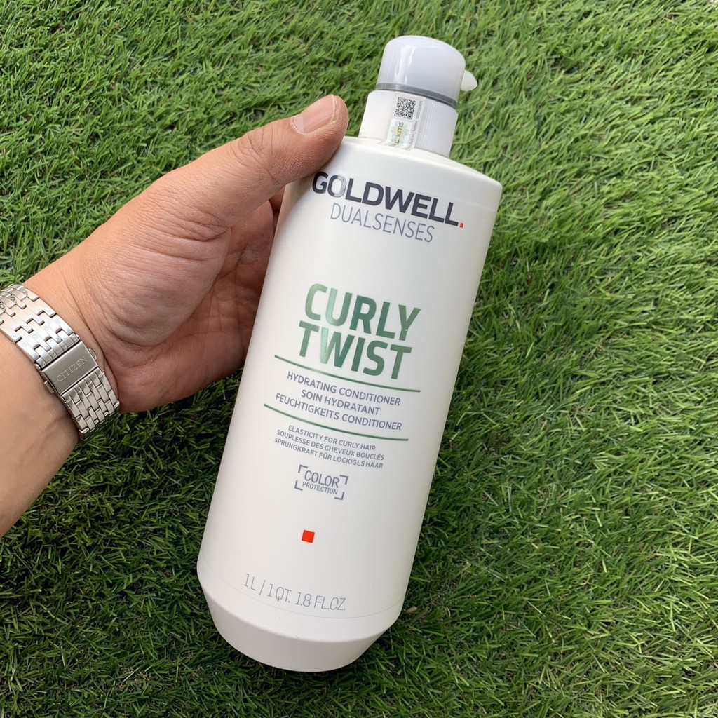 🇩🇪 Dầu gội xả GOLDWELL CURLY TWIST cho tóc xoăn 1000mlx2