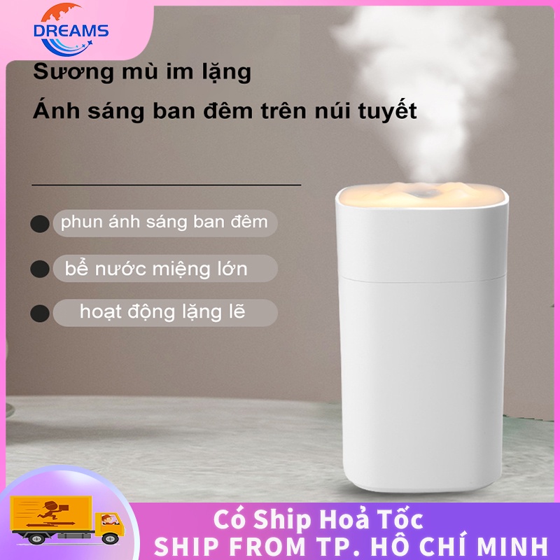 Máy xông tinh dầu, phun sương tạo độ ẩm,350ML Bình Xịt Tĩnh Lặng Lọc Không Khí Và Bổ Sung Nước Cho，Máy Tạo Ẩm