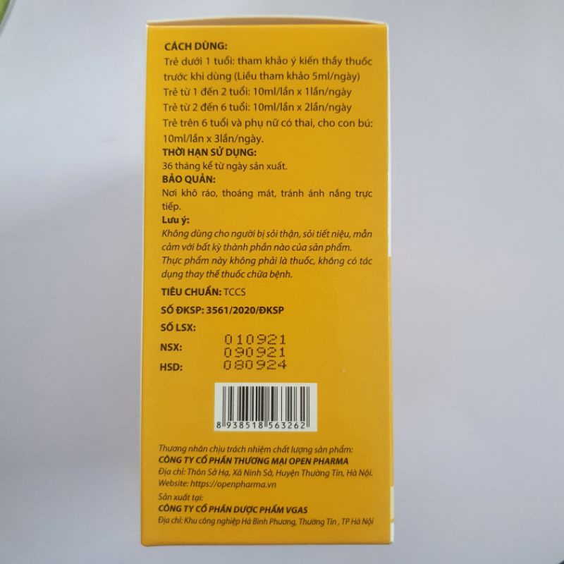 Bổ sung Canxi và Vitamin D3, giúp xương chắc khỏe, cải thiện còi xương - Helios Plus Tảo đỏ