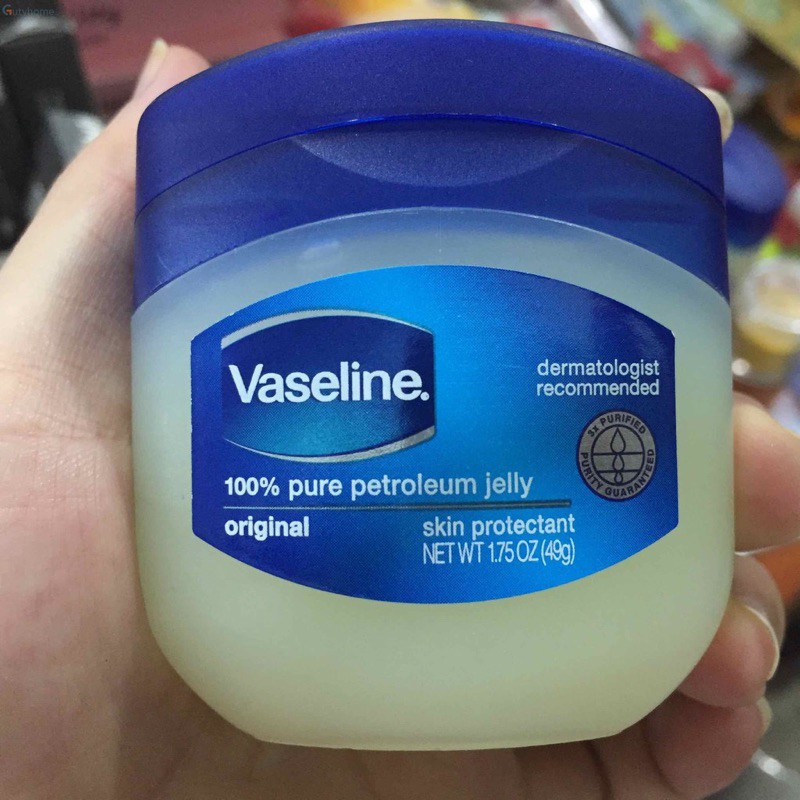 Vaseline dưỡng ẩm [Da mịn màng 100%_Hàng Auth] Sáp dưỡng da đa năng Vaseline 49g Original của Mỹ