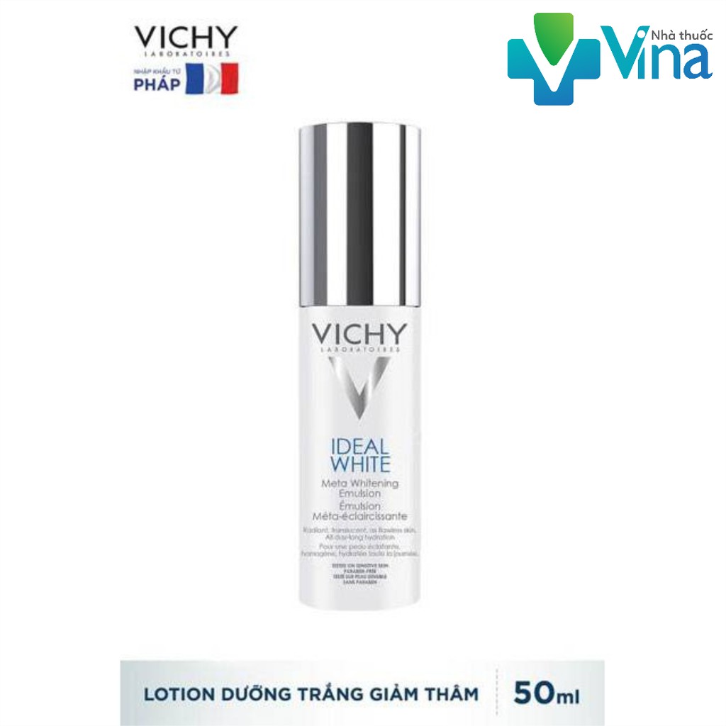 Kem dưỡng trắng da giảm thâm nám dạng nhũ tương Vichy Ideal White Meta Whitening Emulsion 50ml