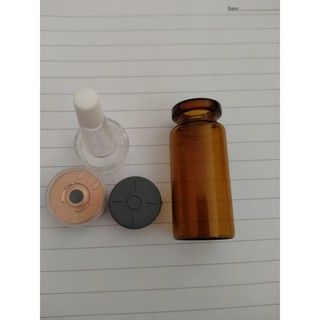 combo 20 lọ chiết 10ml nâu, lọ chiết tế bào gốc, chai chiết serum bộ gồm 3 nắp nút cao su nắp nhôm, nút bóp nhọn
