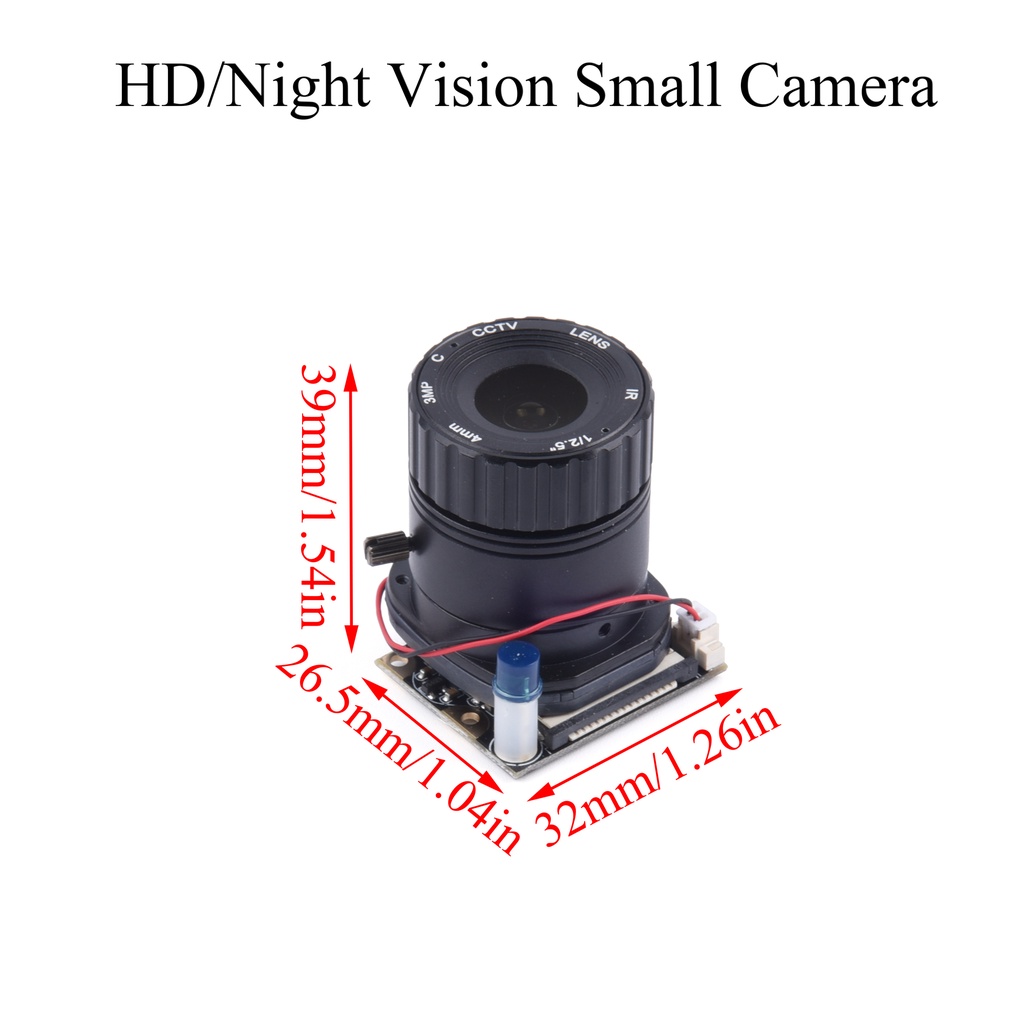 Mô-đun Camera quan sát ngày / đêm Raspberry Pi 65°/75°/130°/175° Webcam 5MP có cảm biến Đèn hồng ngoại cho Raspberry Pi 4B / 3B + / 3B Zero W | BigBuy360 - bigbuy360.vn