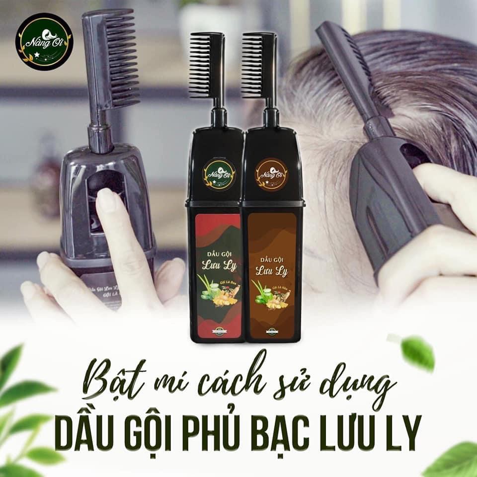 Dầu Gội Phủ Bạc Thảo Dược Lưu Ly Nàng Ơi 300ml