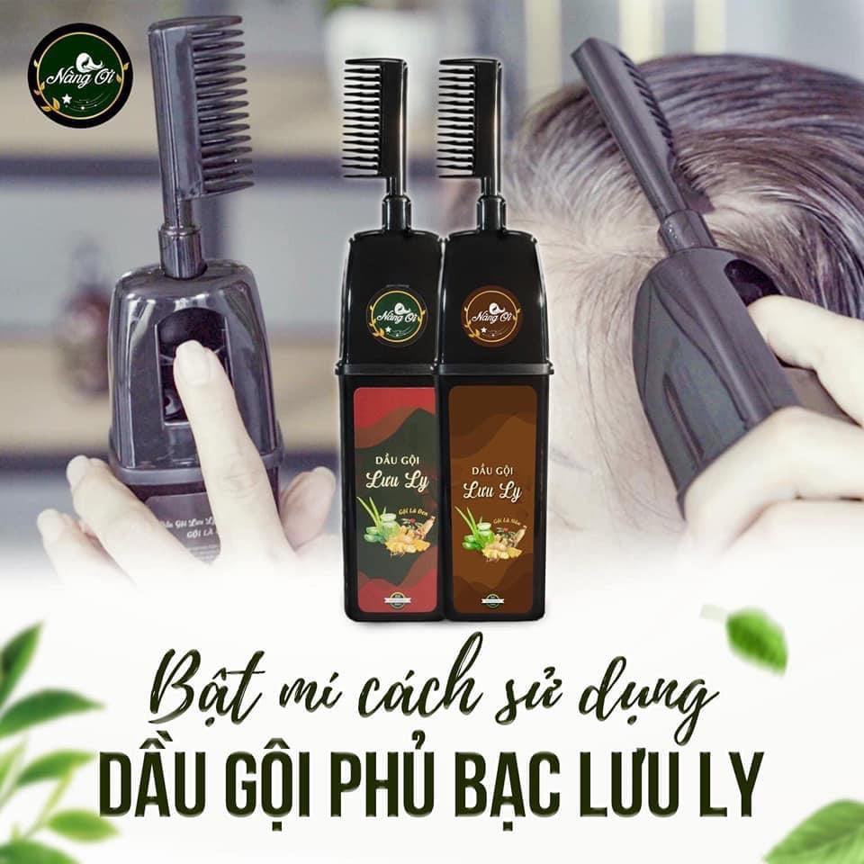 Dầu Gội Phủ Bạc Thảo Dược Lưu Ly Nàng Ơi 300ml