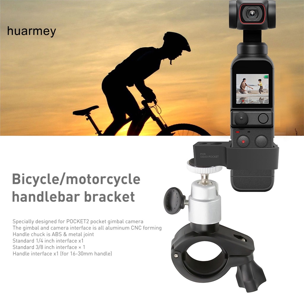Phụ kiện giá đỡ chuyên dụng gắn xe đạp cho DJI POCKET 2 Osmo Gimbal Camera | BigBuy360 - bigbuy360.vn