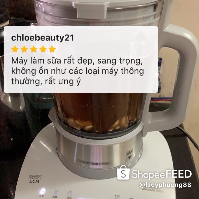 Máy làm sữa hạt AUX đế vuông