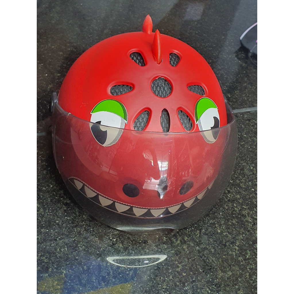 Mũ, Nón Bảo Hiểm Khủng Long Loại Đẹp Có Kính Cho Bé Trai Bé Gái