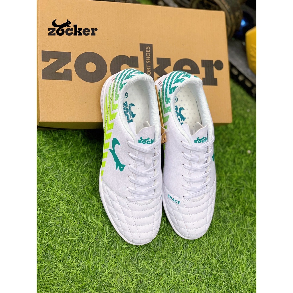 Giày Đá Bóng Zocker ZTF SPACE 2001 White Mua Giày Tặng Túi Đựng Giày Chính Hãng