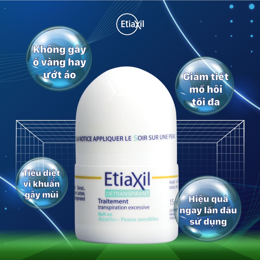 Combo Lăn Khử Mùi Etiaxil 15ml và Sáp Khử Mùi Etiaxil 40ml