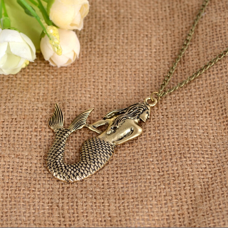 Dây chuyền nữ thời trang kiểu dáng nàng tiên cá phong cách âu mỹ