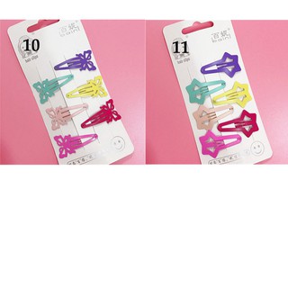Set 6 kẹp tóc dễ thương cho bé gái