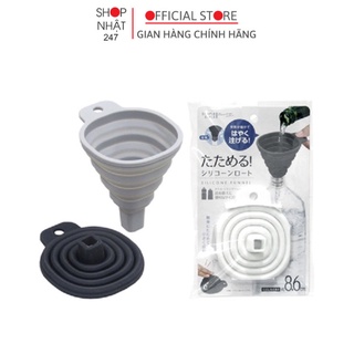 Phễu silicone có thể gấp gọn inomata Hàng nội địa Nhật Bản