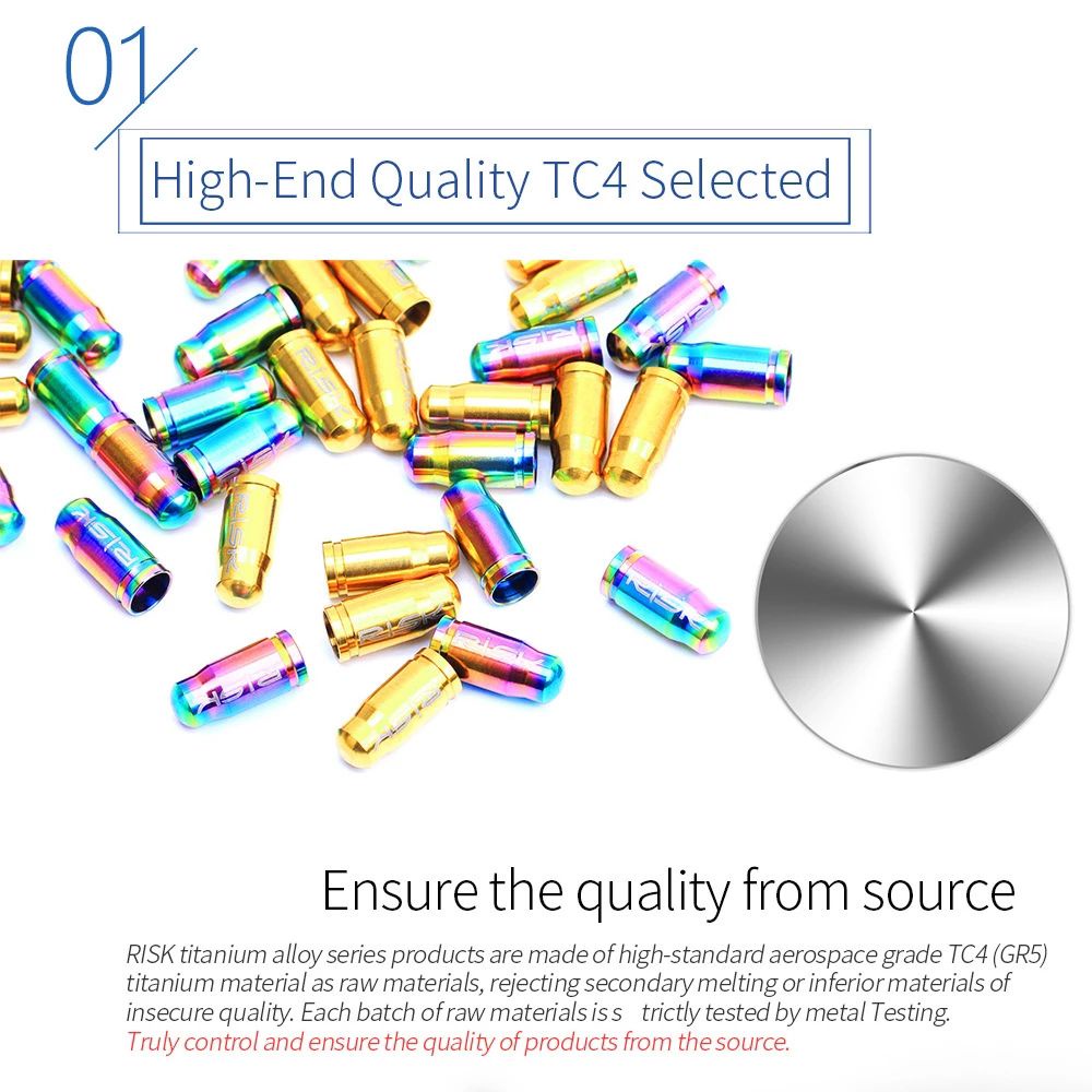 Nắp Đậy Van Xe Đạp Leo Núi Bằng Titan Chống Bụi Tiện Dụng