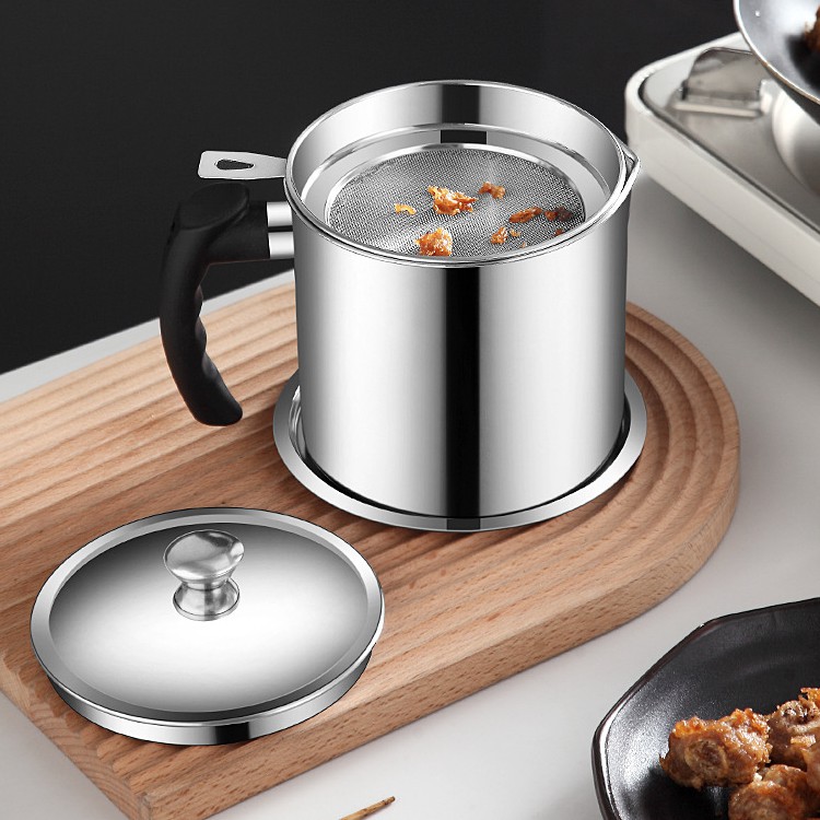 Ca lọc dầu inox cao cấp 1,2 L - khosigiadung