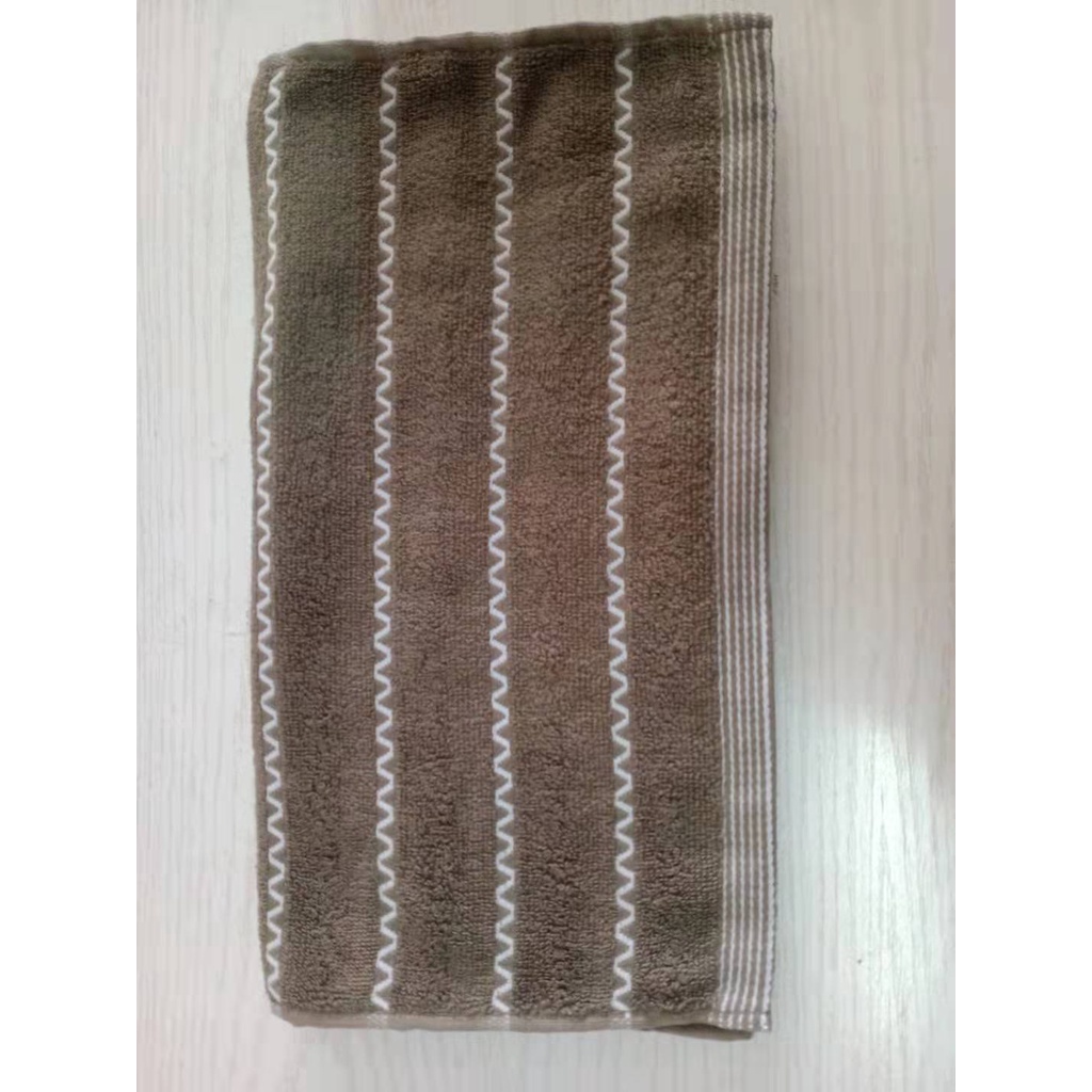 Khăn tắm cotton mềm mại họa tiết gợn sóng