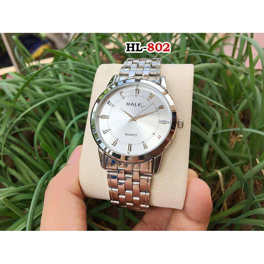 Đồng hồ nam Halei màu trắng chống nước tuyệt đối