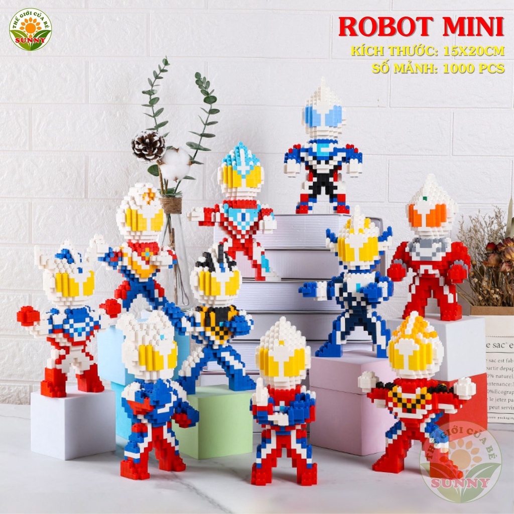 Đồ chơi lắp ghép ULTRAMAN - Mô hình lắp ghép 3D Ultraman - Siêu nhân điện quang