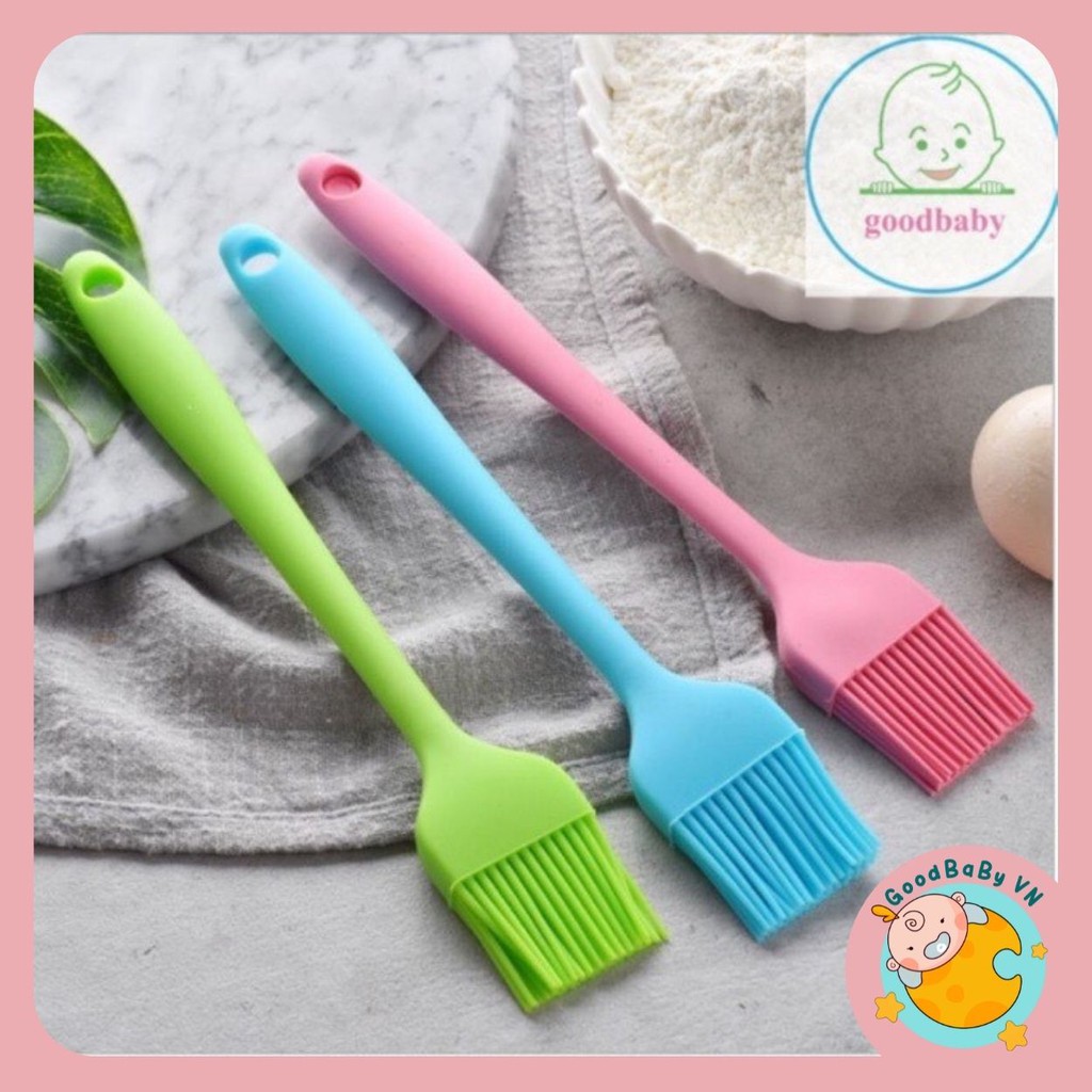 Dụng Cụ Làm Bánh Chổi Phết, Quét Dầu Mỡ,Bơ,Nước Sốt Đúc Liền Loại 26cm Goodbabyvn