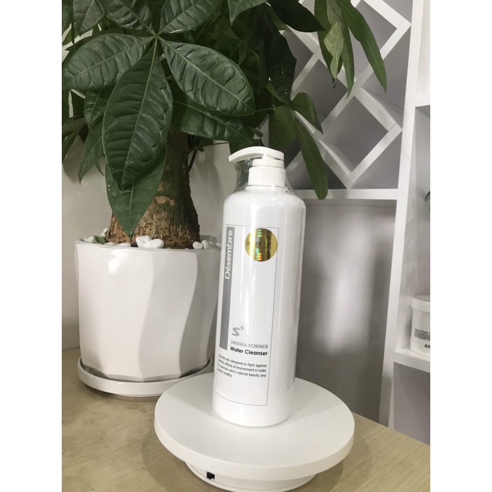 Nước tẩy trang làm sạch cho spa Désembre Derma Science Water Cleanser Hàn Quốc, làm sạch sâu lỗ chân lông