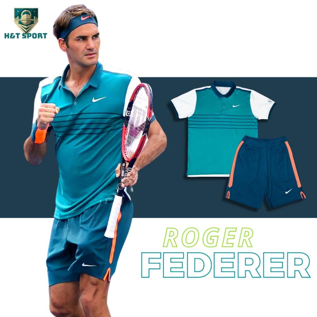 Bộ Thể Thao Nam Set Nai ROGER FEDERER , Đồ Thể Thao Cao Cấp Htsport 