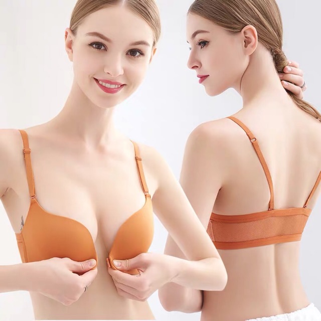 Áo Lót Không Gọng Cài Trước Nâng Ngực Mới B127