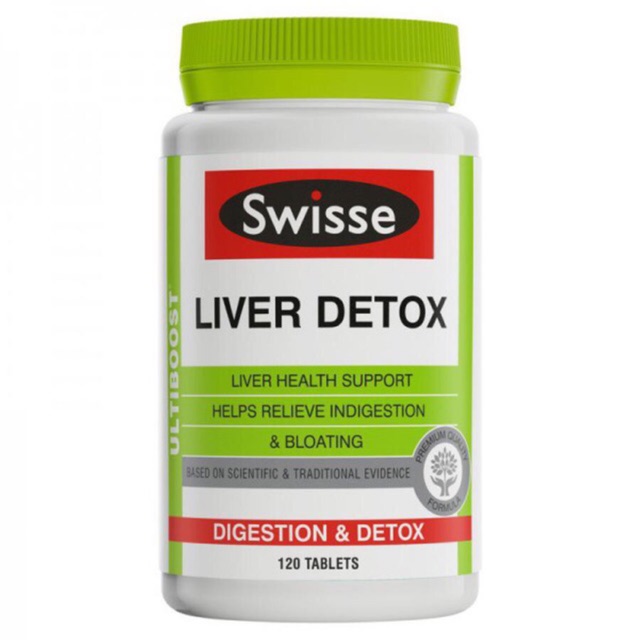 Viên Uống Liver Detox Swisse 120 viên úc