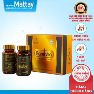 Viên nan Đông Trùng Hạ Thảo Banikha Thiên Phúc - Hộp 60 viên - Bổ thận, tráng dương và tăng cường sinh lý