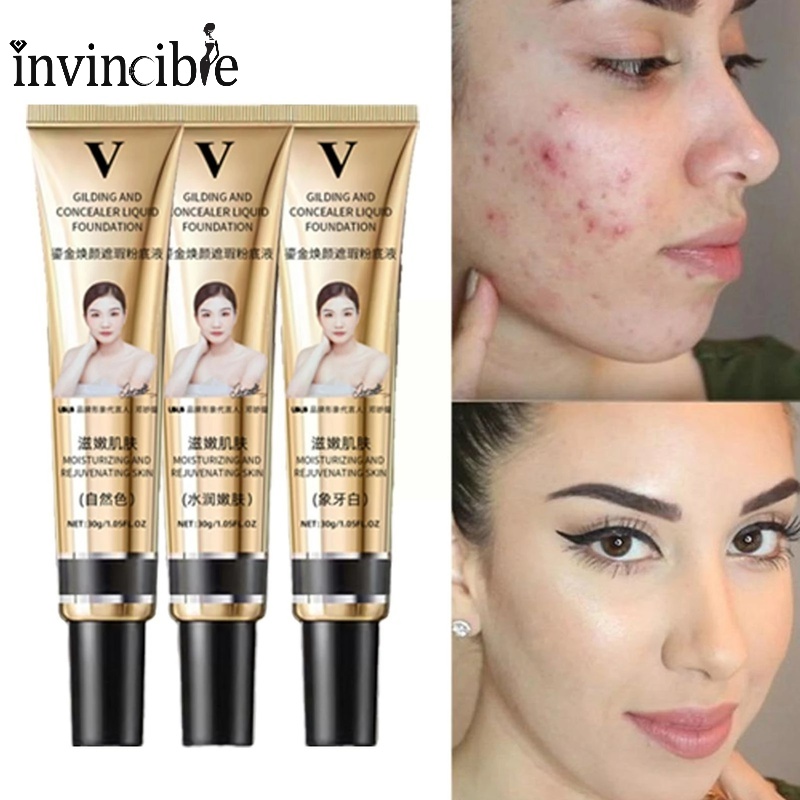 1 Kem Nền Che Khuyết Điểm Toàn Diện Kiềm Dầu Lâu Trôi Chống Thấm Nước Dưỡng Ẩm