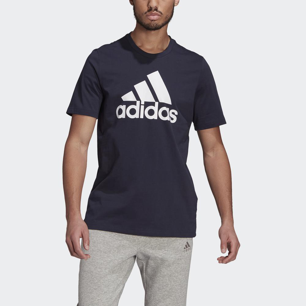 Áo Thun adidas NOT SPORTS SPECIFIC Logo Lớn Essentials Xanh Dương GK9122