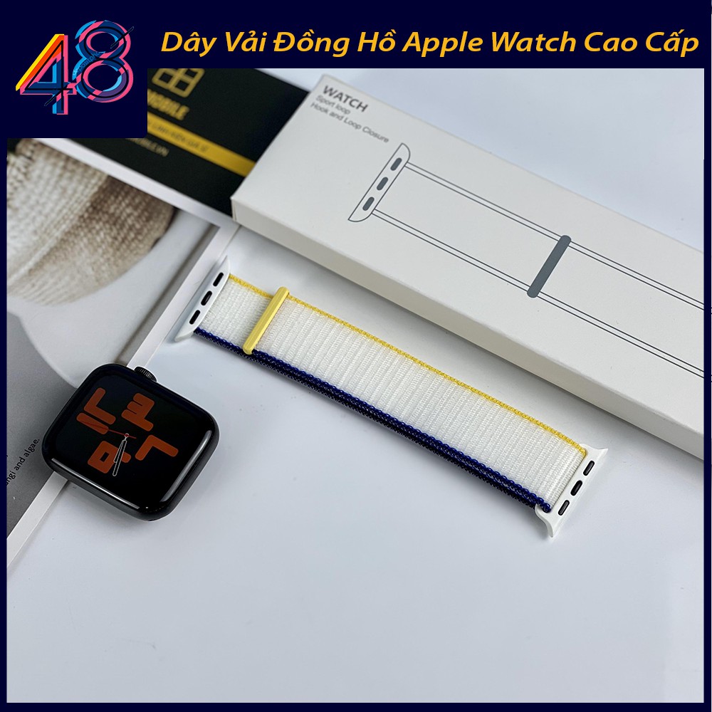 Dây Đồng Hồ Apple Watch Vải Sport Loop Cao Cấp Đủ Size 38mm/40mm/42mm/44mm