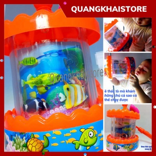 Đèn lồng trung thu kéo quân hình bể cá di động đồ chơi cho bé chơi rước đèn trung thu