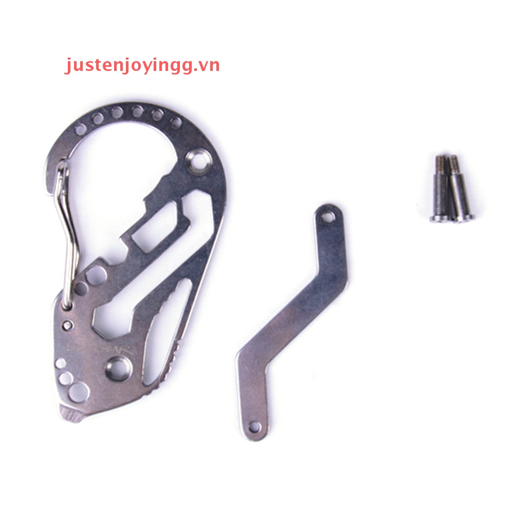 Móc Khóa Bằng Thép Không Gỉ Đa Năng Edc