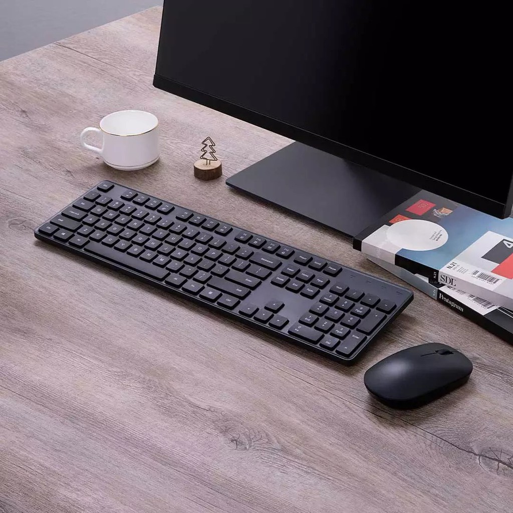 Bộ Bàn Phím và chuột Không Dây Xiaomi không cần cài đặt lập trình 2.4Ghz Keyboard and Mouse Set