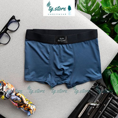 Quần Lót Nam Boxer Cao Cấp Hàng Xuất Xịn Combo 4 Cái H&amp;M, Quần Sịp Nam Thun Lạnh Co Dãn 4 Chiều.