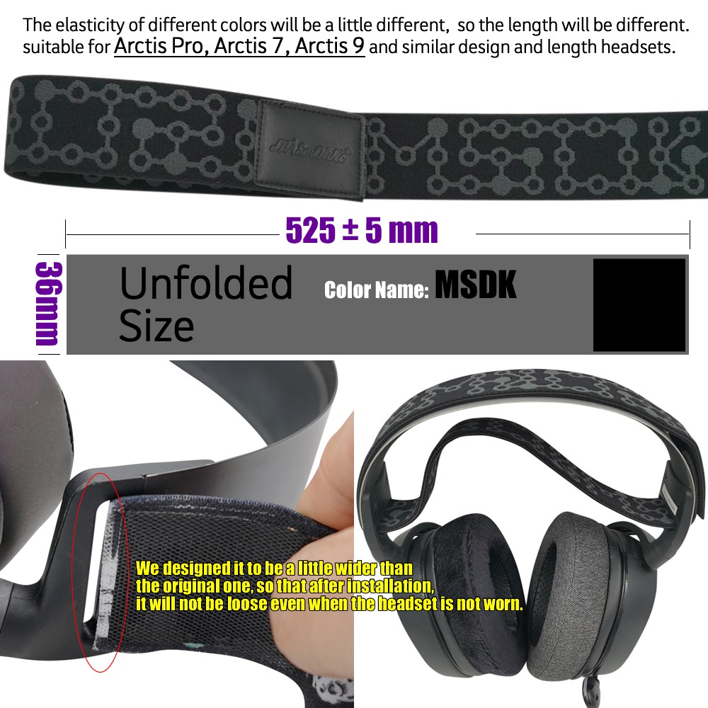 Băng Đeo Đầu Chơi Game Thay Thế Cho SteelSeries Arctis Pro / 7X / 7P / 7+ / 9 / 9X